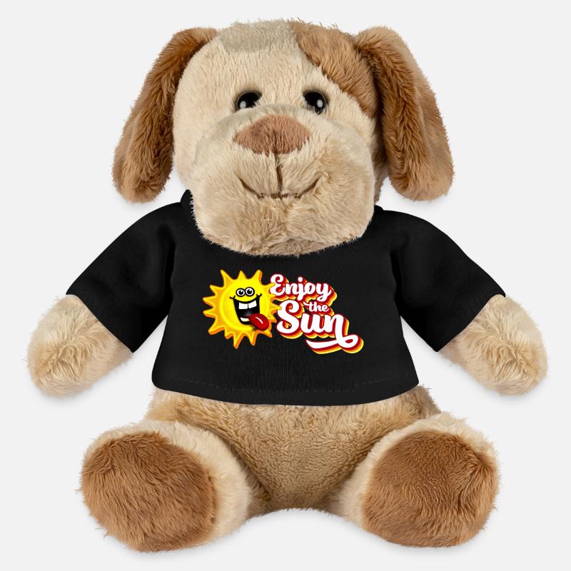 Enjoy the sun / Summer feeling / Retro-Look - MiniFeet® Dog Helge - black