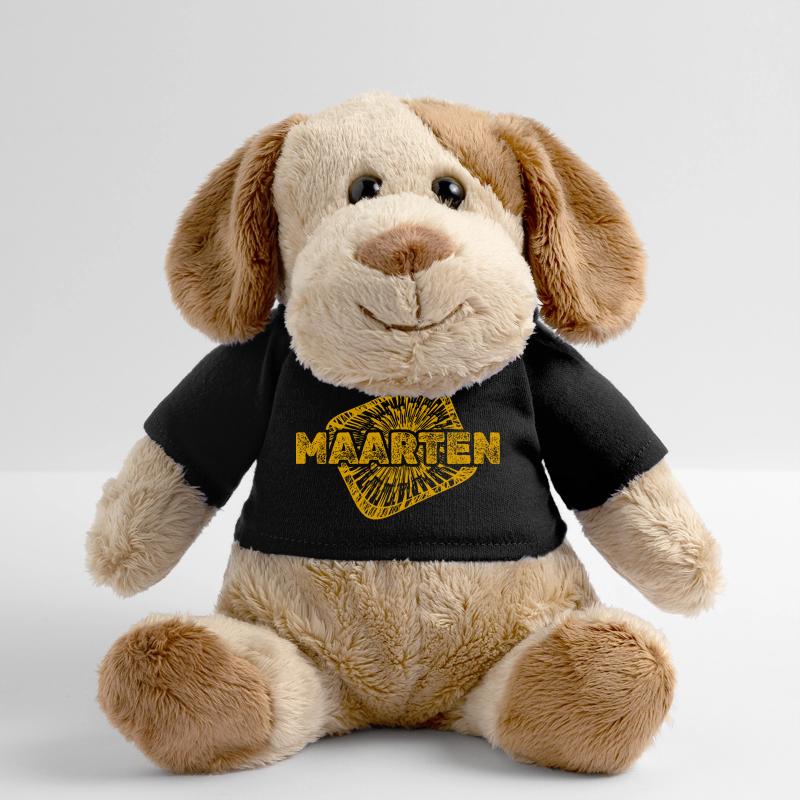 Maarten Chien en peluche Helge MiniFeet®