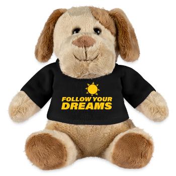 FOLLOW YOUR DREAMS - MiniFeet® Hund Helge - Schwarz - Vorne