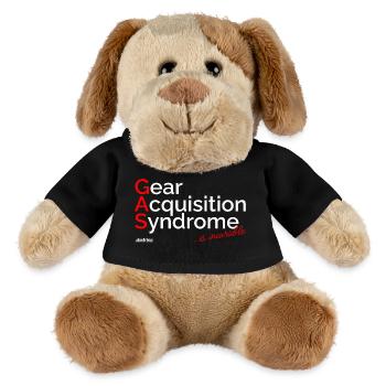 Syndrome d’acquisition d’engrenage - Chien en peluche Helge MiniFeet® - noir - Devant