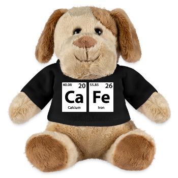 Tableau périodique de la chimie CaFe - Chien en peluche Helge MiniFeet® - noir - Devant