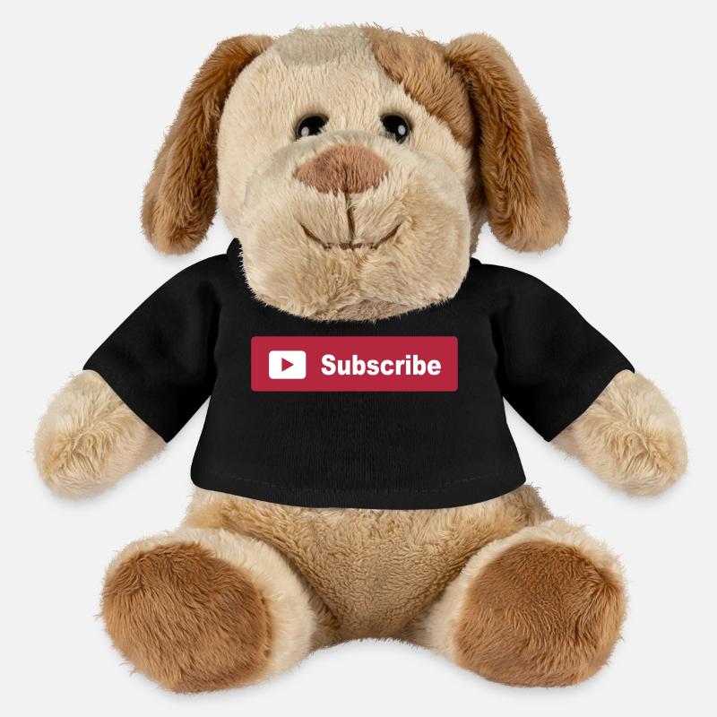 Subscribe Button - MiniFeet® Hund Helge - Schwarz