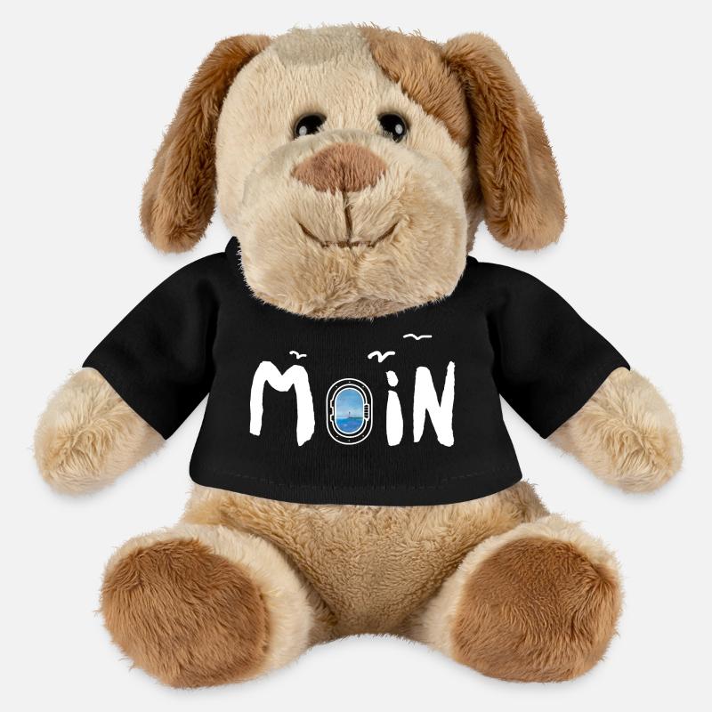 Moin Meer Leuchtturm Möwe - MiniFeet® Hund Helge - Schwarz