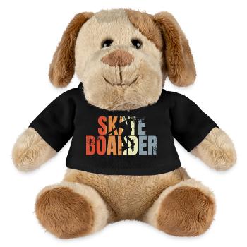 Skateboarder retrò - Cagnolino Helge di MiniFeet® - nero - Fronte