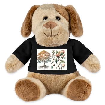 Magnolie Botanik - MiniFeet® Hund Helge - Schwarz - Vorne