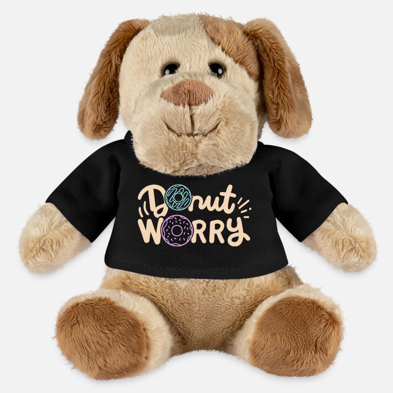 Donut inspirierender Donut - MiniFeet® Hund Helge - Schwarz