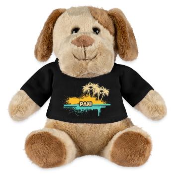 Paxi - Chien en peluche Helge MiniFeet® - noir - Devant