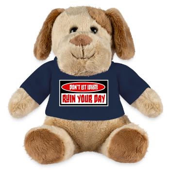 Don't Let Idiots Ruin Your Day Funny Sarcastic - MiniFeet® Dog Helge - french navy - Front