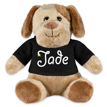 Jade - Chien en peluche Helge MiniFeet® - noir - Devant
