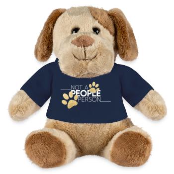 Not a People Person - Hundepfoten Motiv - MiniFeet® Hund Helge - French Navy - Vorne