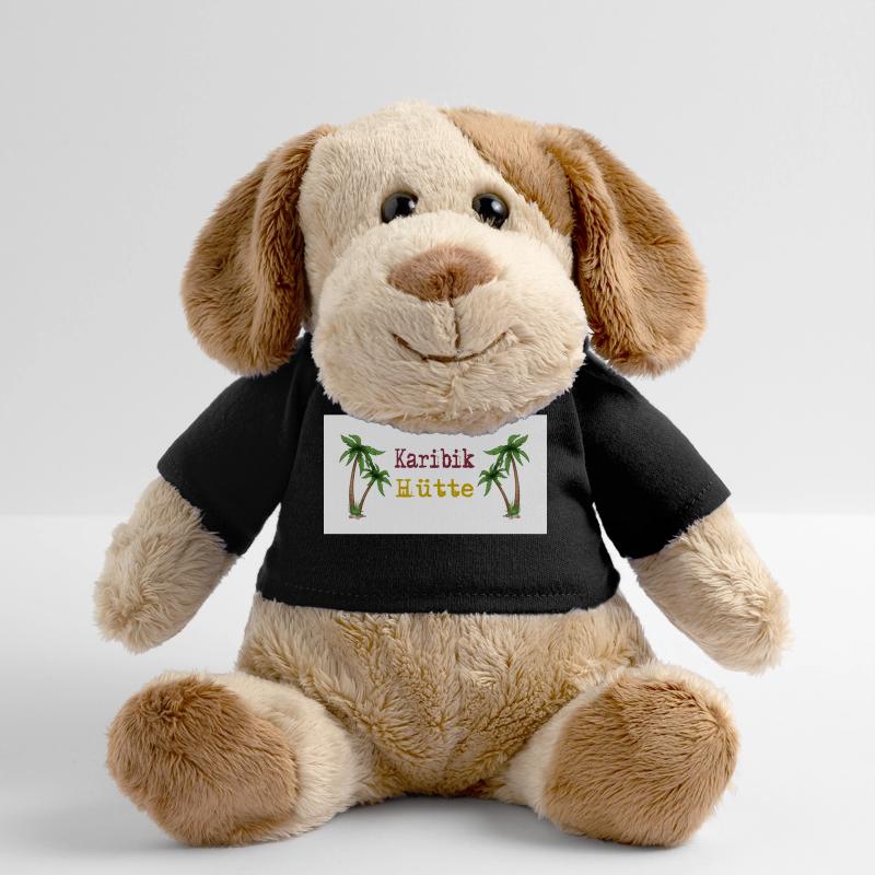 Idylle de l’île Caribbean Cabin Palm Trees Chien en peluche Helge MiniFeet®