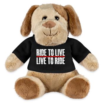 ride to live - MiniFeet® Hund Helge - Schwarz - Vorne