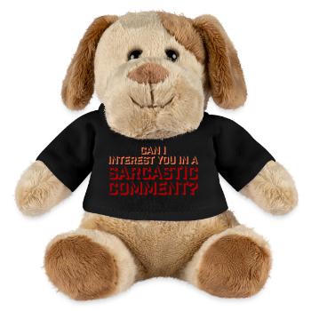 Puis-je vous intéresser à un commentaire sarcastique Lustig - Chien en peluche Helge MiniFeet® - noir - Devant