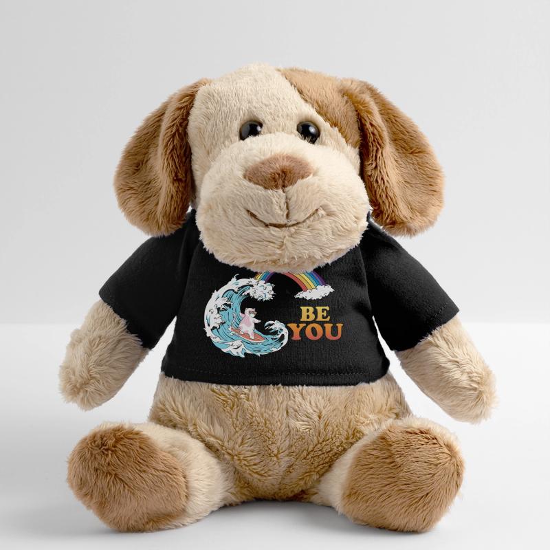 Surf de chat aux couleurs trans LGBT dans le Chien en peluche Helge MiniFeet®