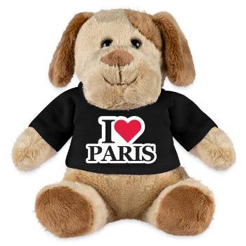 I Love Paris - MiniFeet® Dog Helge - black - Front