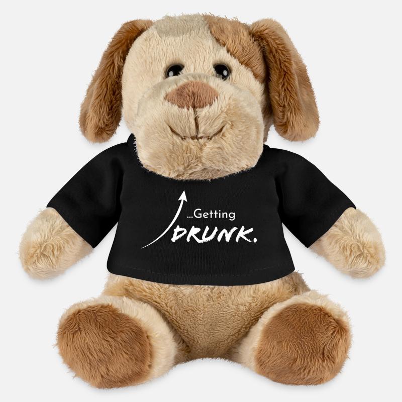 Getting drunk, version 2 - MiniFeet® Dog Helge - black