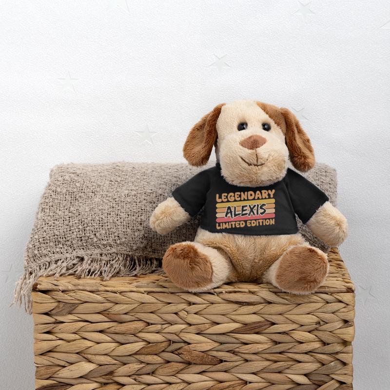 Nom : Alexis Chien en peluche Helge MiniFeet®