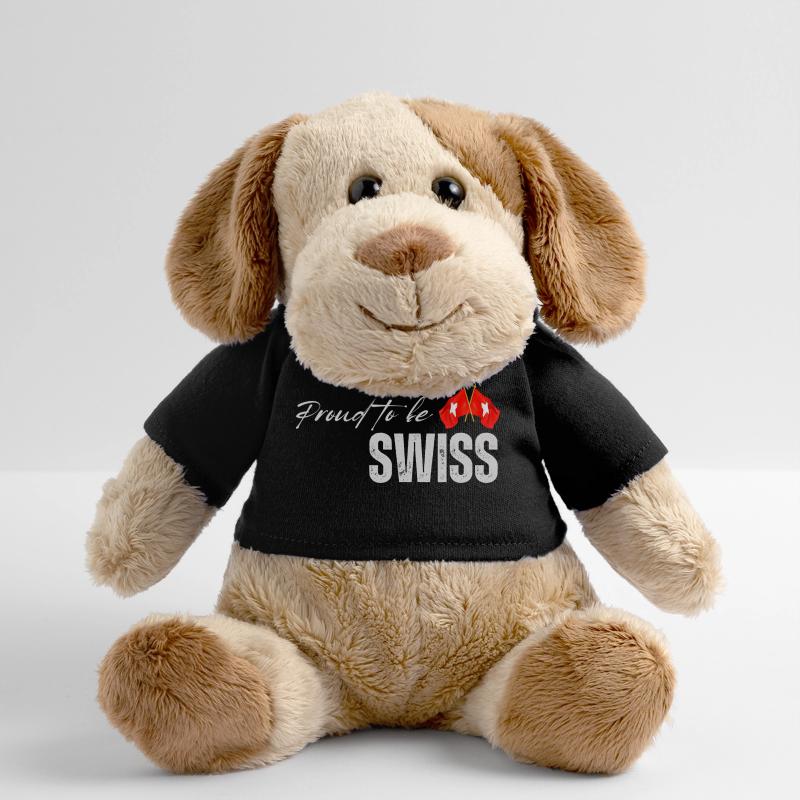 Fier Suisse, j’adore la Suisse Chien en peluche Helge MiniFeet®