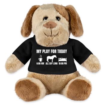 Riding plan - MiniFeet® Dog Helge - black - Front
