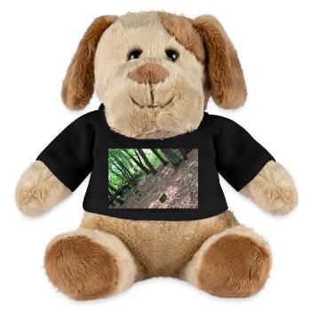 Forest Tree Trees Walk Nature Forester Poster - MiniFeet® Dog Helge - black - Front