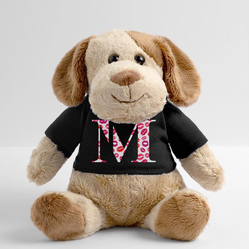 Lettre m bisous Chien en peluche Helge MiniFeet®