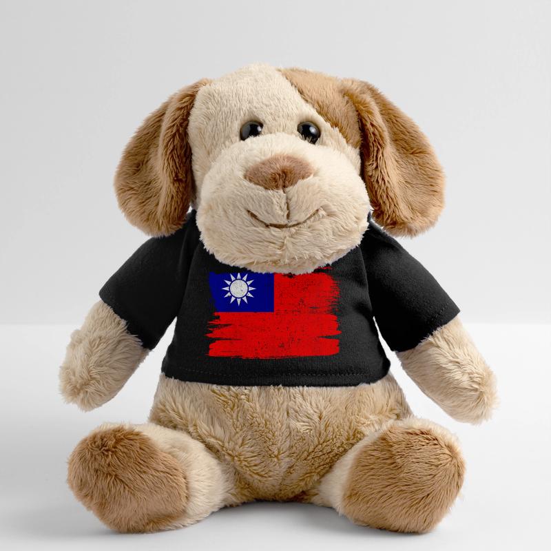 Drapeau de Taïwan drapeau paix Vintage Chien en peluche Helge MiniFeet®