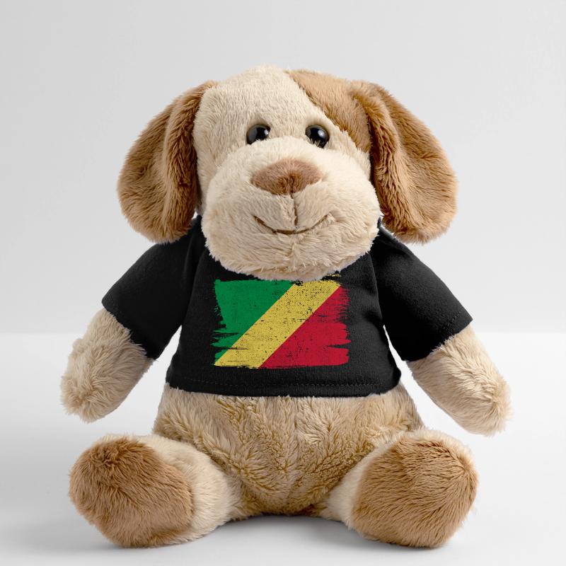 République du Congo Drapeau Drapeau Paix Vintage Chien en peluche Helge MiniFeet®