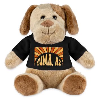 Expérience au coucher du soleil à Yuma, en Arizona - Chien en peluche Helge MiniFeet® - noir - Devant