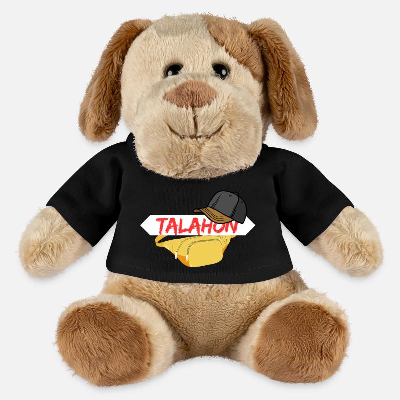 Talahon - Chien en peluche Helge MiniFeet® - noir