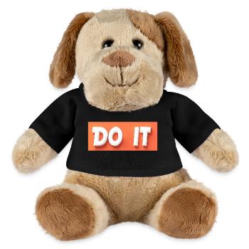 DO IT! Customizable - MiniFeet® Dog Helge - black - Front