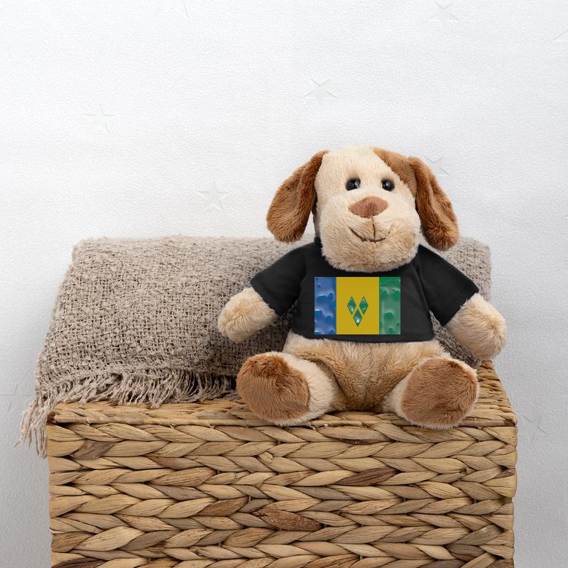 Drapeau Pays Saint-Vincent-et-les-Grenadines Chien en peluche Helge MiniFeet®