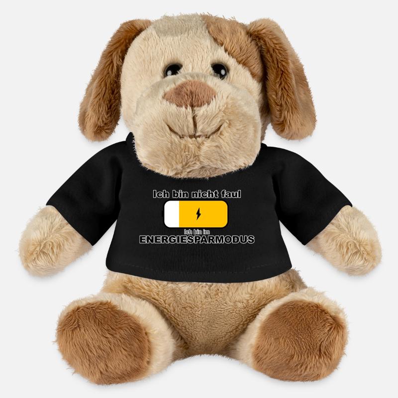 I'm not lazy - I'm in power saving mode - MiniFeet® Dog Helge - black