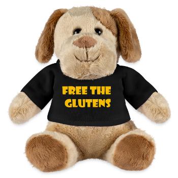 Free the glutens - MiniFeet® Dog Helge - black - Front
