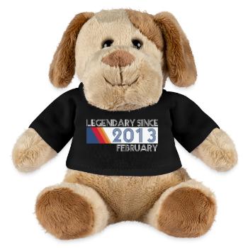 Retro SiFi Legendary depuis février 2013 - Naissance - Chien en peluche Helge MiniFeet® - noir - Devant