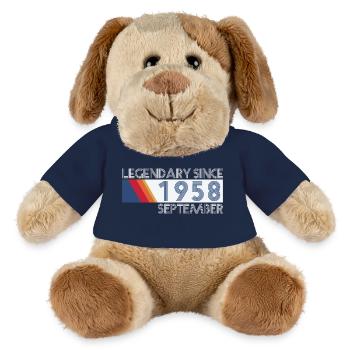 Retro SiFi Legendary since September 1958 - Geburt - MiniFeet® Hund Helge - French Navy - Vorne