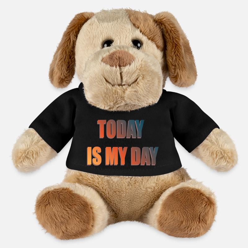 AUJOURD’HUI, C’EST MON JOUR - Chien en peluche Helge MiniFeet® - noir