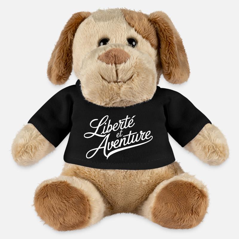 Liberté et aventure - Chien en peluche Helge MiniFeet® - noir