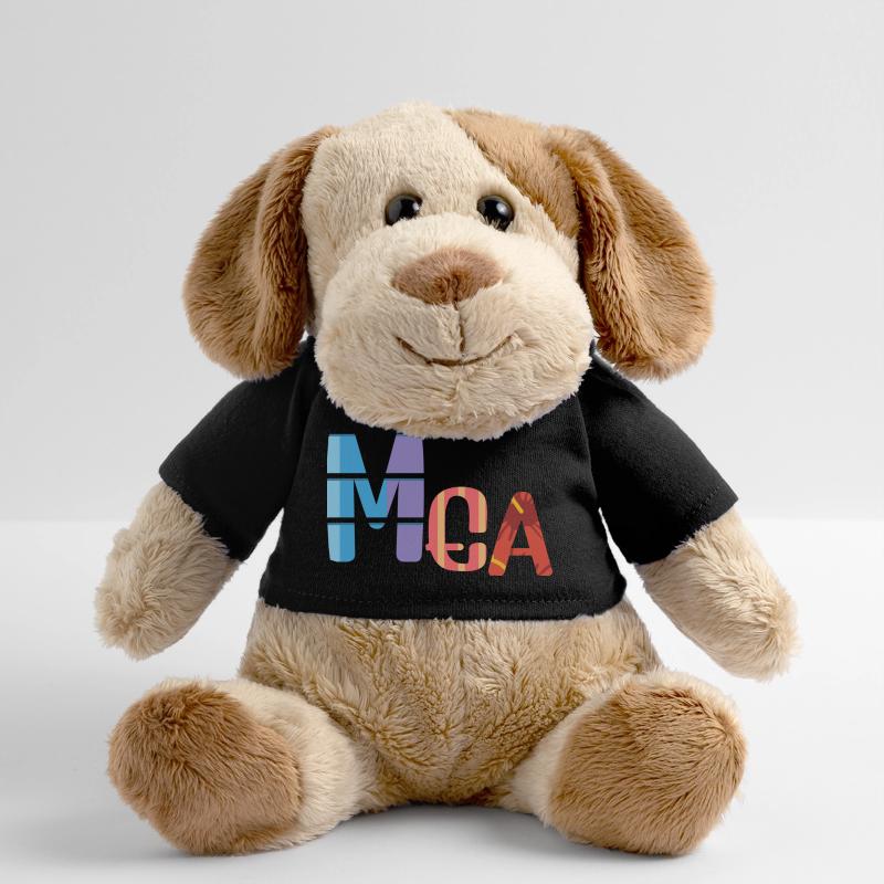 Mea nom, texte pastel coloré Chien en peluche Helge MiniFeet®