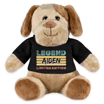 Vorname Aiden - MiniFeet® Hund Helge - Schwarz - Vorne