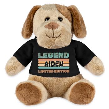 Vorname Aiden - MiniFeet® Hund Helge - Schwarz - Vorne