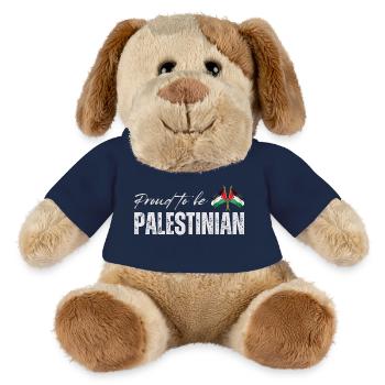 Proud Palestinian, I love Palestine - MiniFeet® Dog Helge - french navy - Front