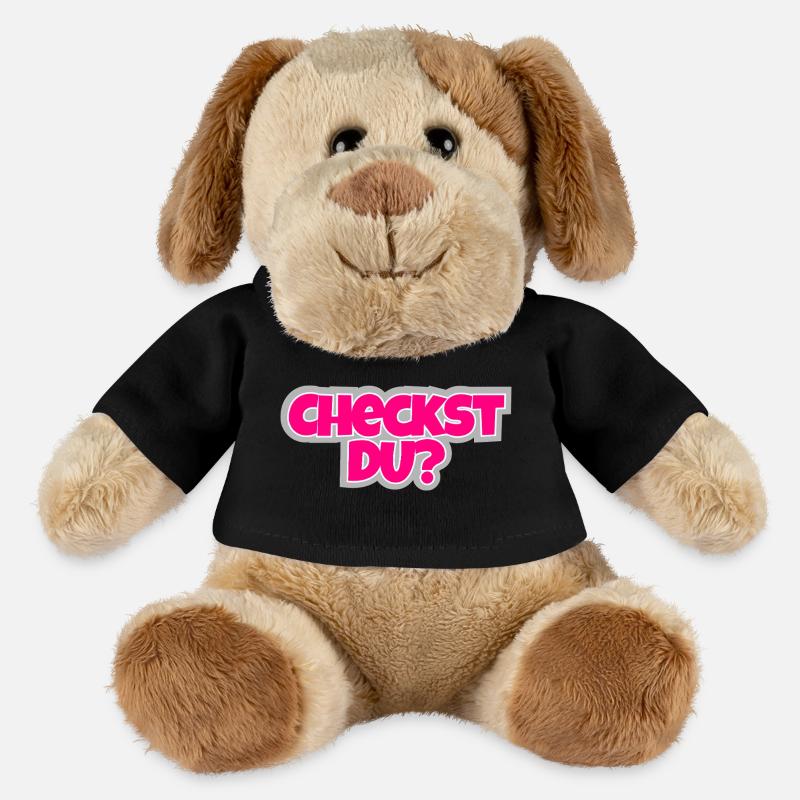 Checkst Du? - frech fragen, stylisch antworten. - MiniFeet® Hund Helge - Schwarz