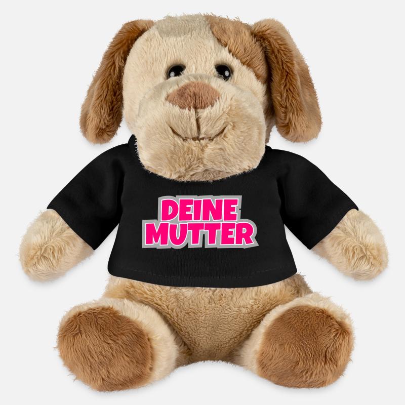 Deine Mutter - der Klassiker zum anziehen. - MiniFeet® Hund Helge - Schwarz
