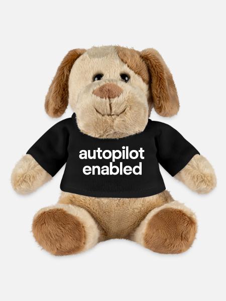 autopilot enabled - MiniFeet® Dog Helge - black