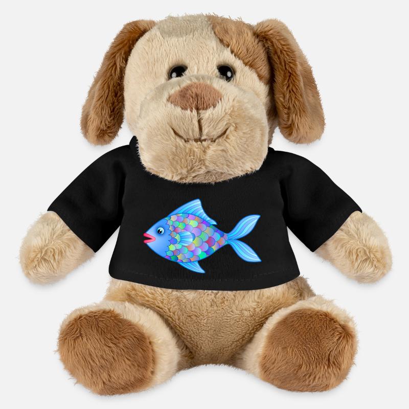 Fatty der Fisch - MiniFeet® Hund Helge - Schwarz