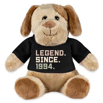 Legenden wurden im 1994 geboren Geschenkideen 1994 - MiniFeet® Hund Helge - Schwarz - Vorne