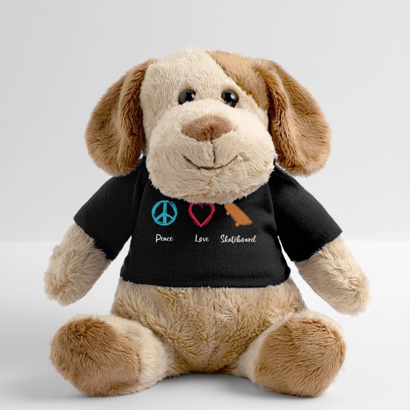 Frieden Liebe Skateboard MiniFeet® Hund Helge