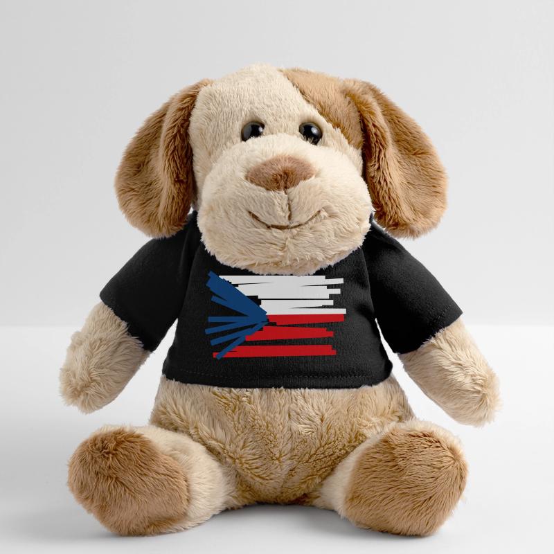 Drapeau de la République tchèque - Art moderne Chien en peluche Helge MiniFeet®