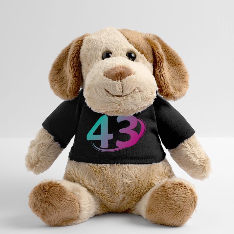 Numéro 43 multicolore Chien en peluche Helge MiniFeet®