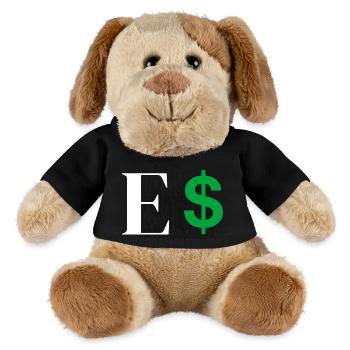 Buchstabe E Dollar - MiniFeet® Hund Helge - Schwarz - Vorne